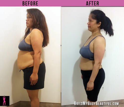 Clotilda start of bootcamp to now side view